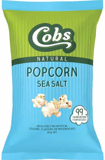 Cobs Gluten Free Sea Salt Popcorn (80 gs)