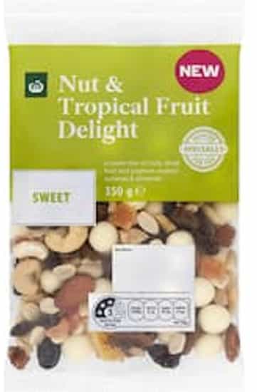 Woolworths Nut & Tropical Fruit Delight Sweet (350 gs)