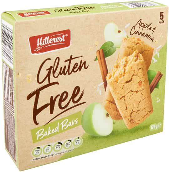Hillcrest Baked Bars Apple & Cinnamon 5 Pack (175 gs)