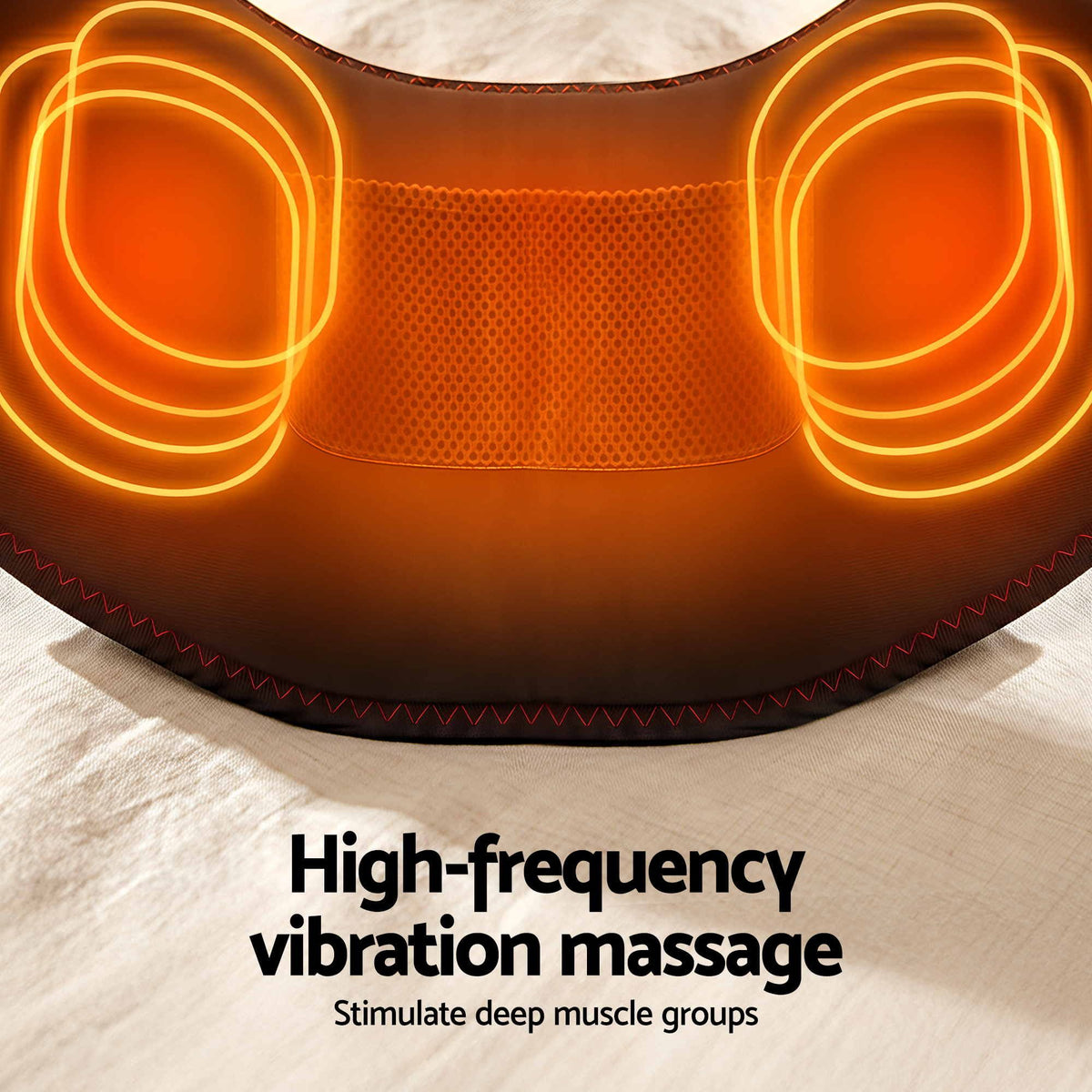 Livemor Back Massager for Sciatica Relief, Airbag Traction and Heat Lumbar Support Belt, 124cm