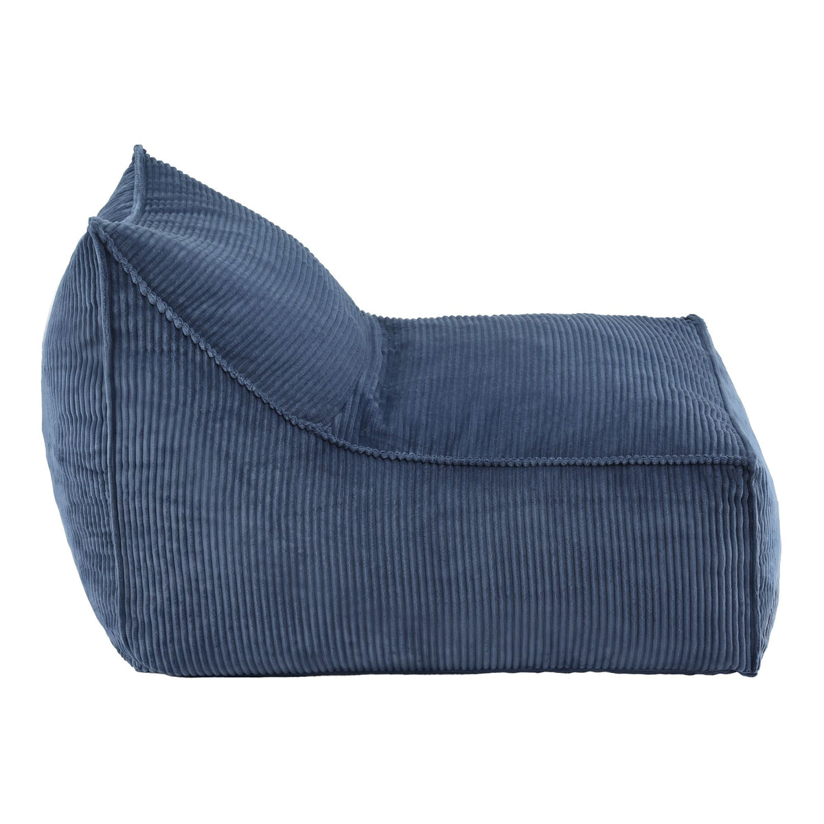 Artiss Bean Bag Chair Cover (No Filler) Soft Corduroy Stuffed Animal Storage Bean Bag Cover for Adults, Washable Lazy Sofa Cover for Living Room Bedroom, Blue