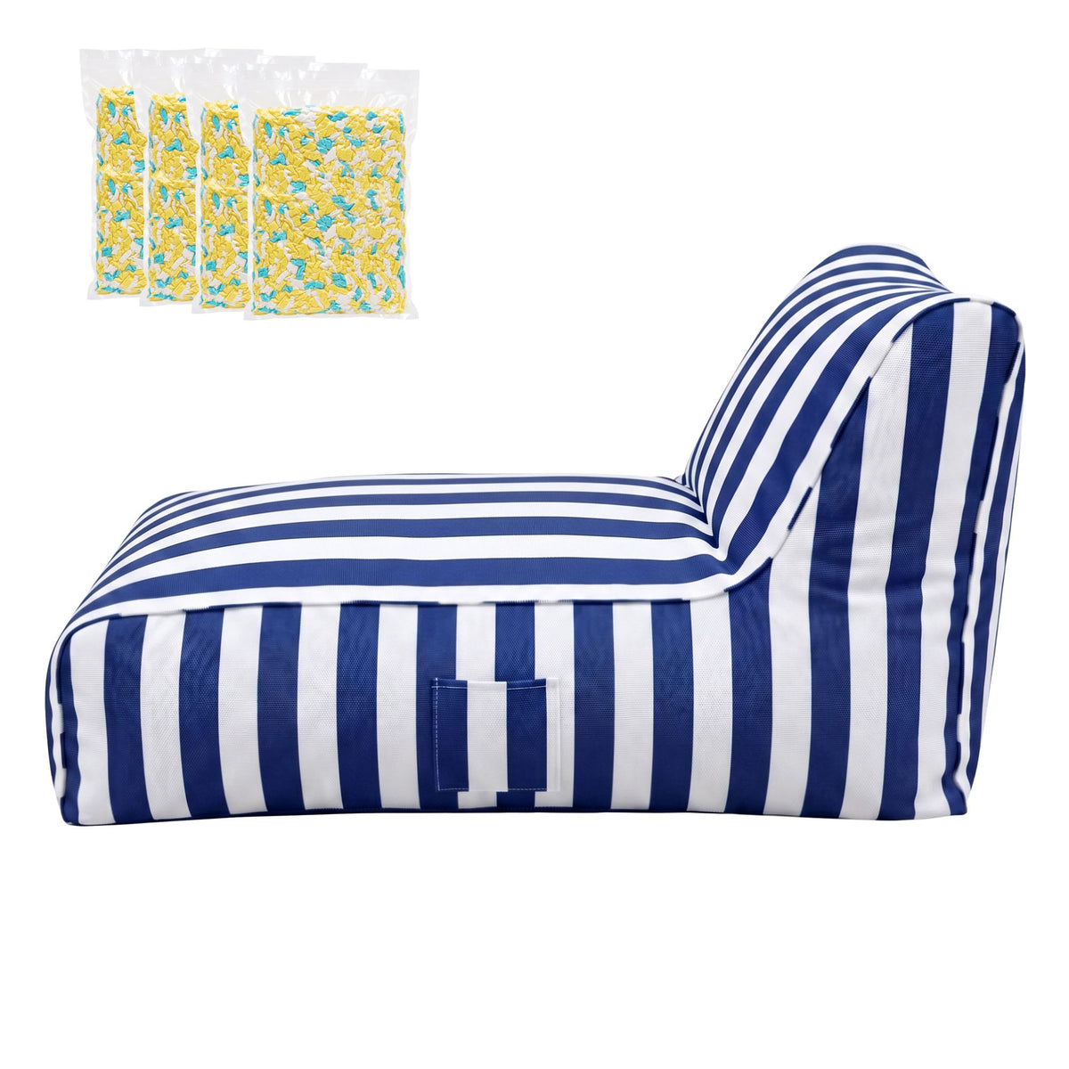 Artiss Outdoor Bean Bag Chair Splash-Proof Washable Blue - 600200