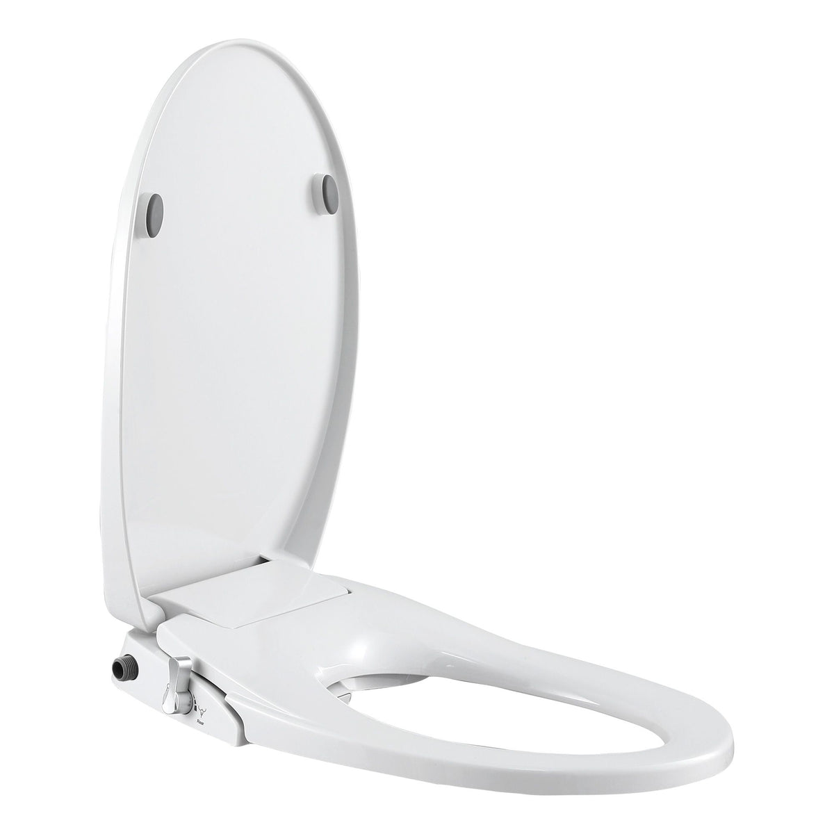 Cefito Non Electric Bidet Toilet Seat O-Shape Dual Nozzle Soft Close WaterMark DIY