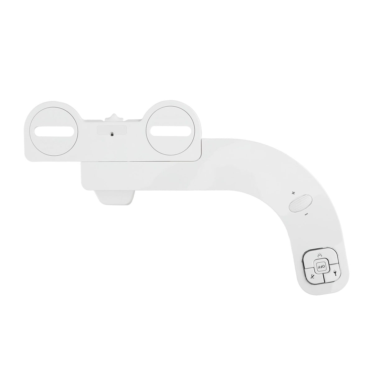 Cefito Ultra-Slim Bidet Attachment Detachable Bidet with Self-Cleaning Dual Nozzle Non-Electric Adjustable Water Pressure, Cold Water Toilet Bide
