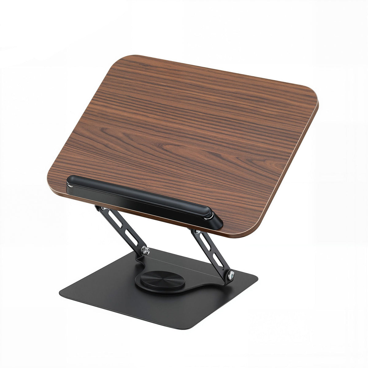 Artiss Book Stand Adjustable Book Holder Foldable Reading Rest Rack with 360 Degree Rotating Base and Page Clip