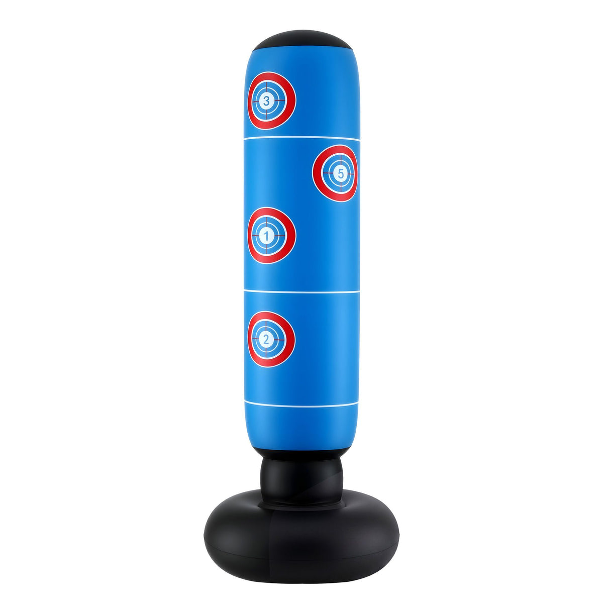 Everfit Freestanding Punching Bag Boxing Stand Inflatable Fitness 164cm Blue