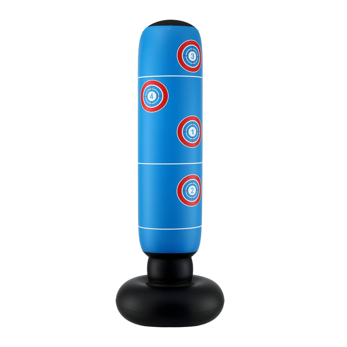 Everfit Freestanding Punching Bag Boxing Stand Inflatable Fitness 164cm Blue