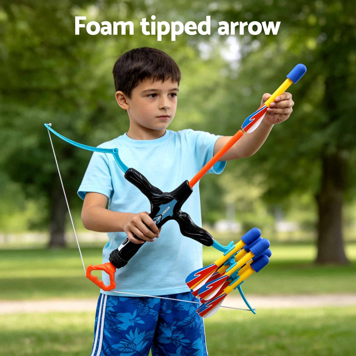 Keezi Kids Bow and Arrow Set Toy Archery Standing Target Suction Cup Arrows