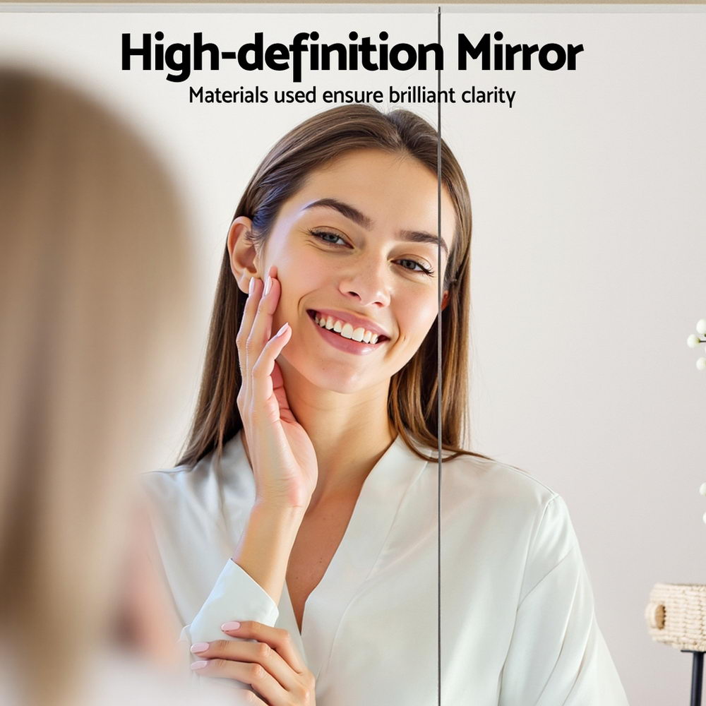 Cefito Bathroom Mirror Cabinet Medicine Adjustable Shelves Wall Hung 70 - 347801