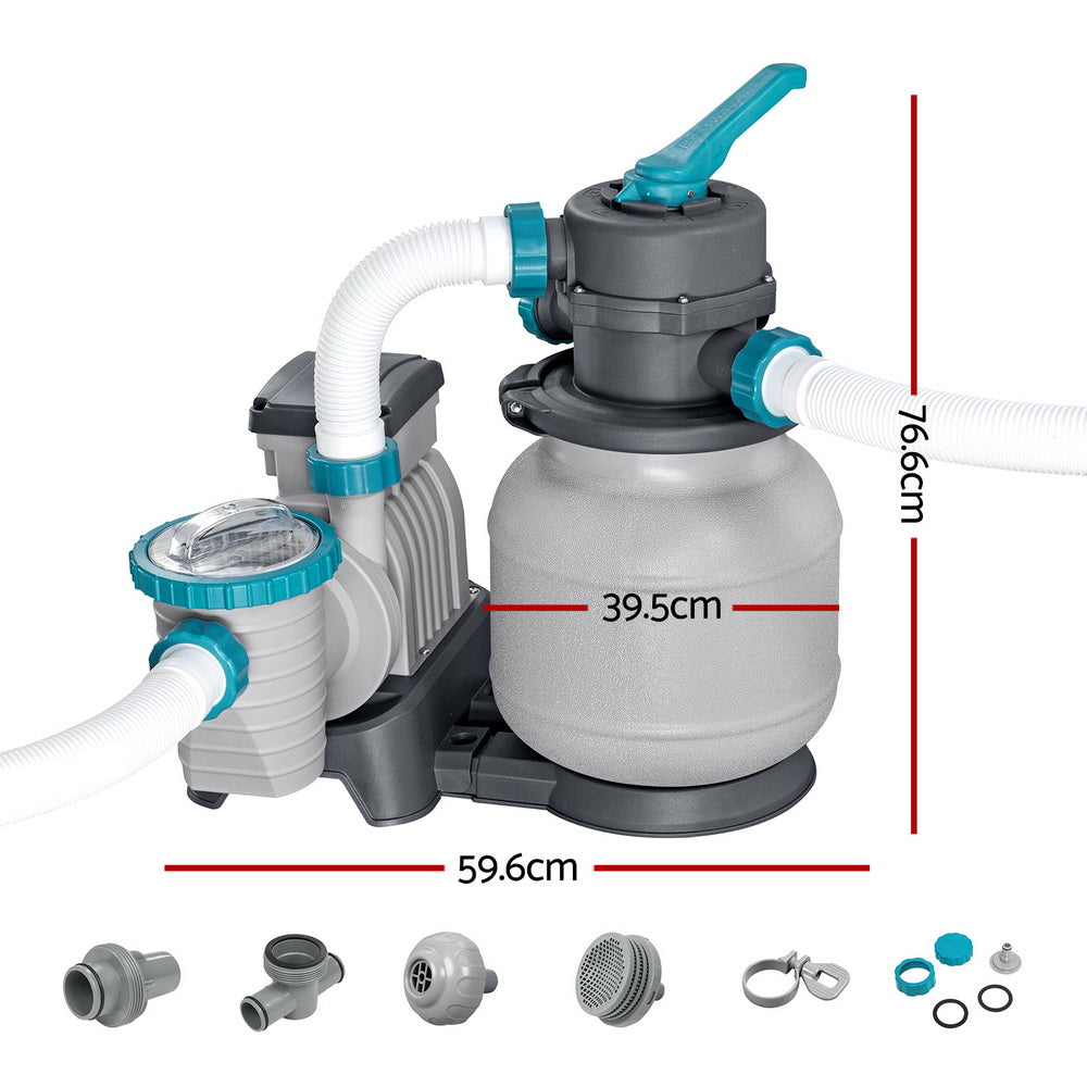 Bestway Pool Pump Sand Filter 1500GPH 5678L/H Pools Flowclear™ Filters