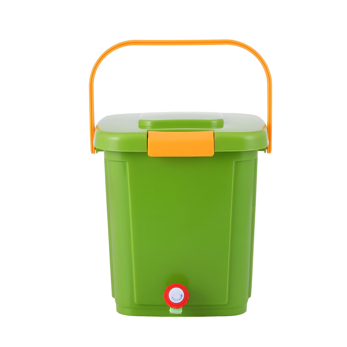 Gardeon 15L Kitchen Compost Bin Food Waste Caddy Drain Tap Green