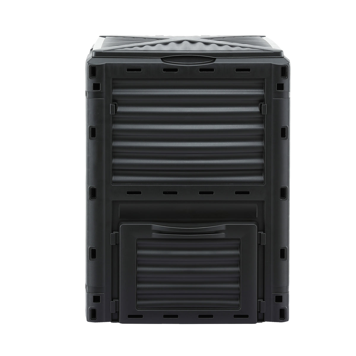 Gardeon Compost Bin 300L Heavy-Duty Black Outdoor Composter - CBIN-300L-BK
