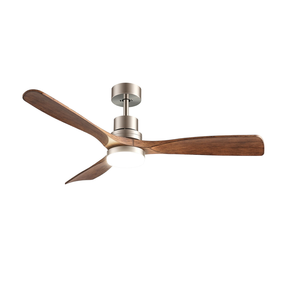 Devanti 52" Ceiling Fan with Light Remote Control DC - CF-C-52-07L-APP-BRW