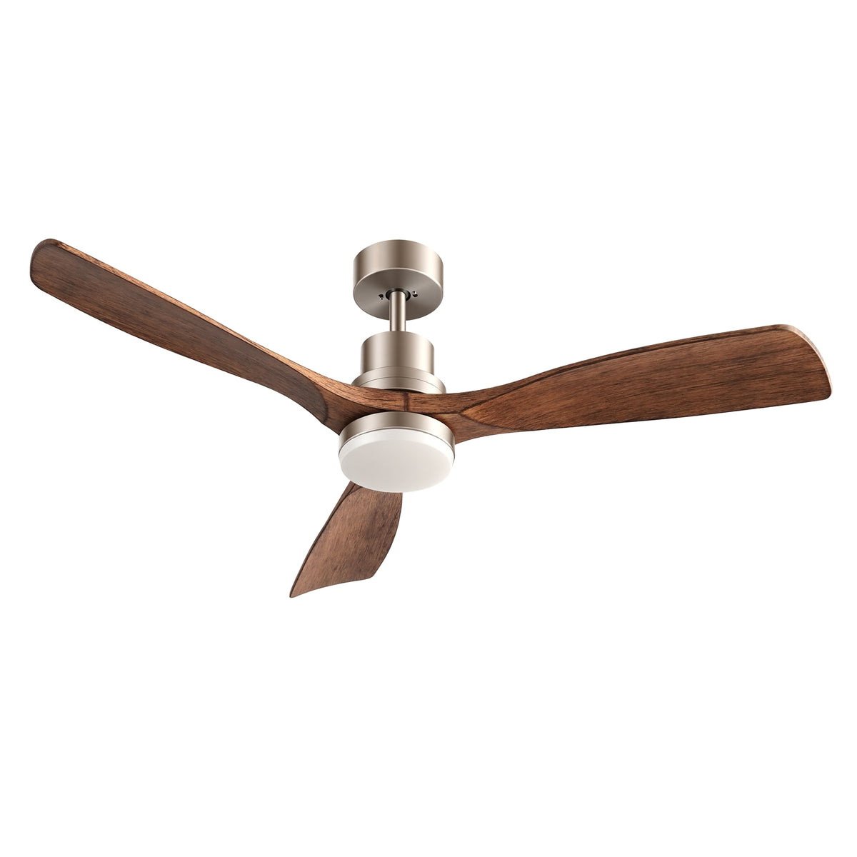 Devanti 52" Ceiling Fan with Light Remote Control DC - CF-C-52-07L-APP-BRW
