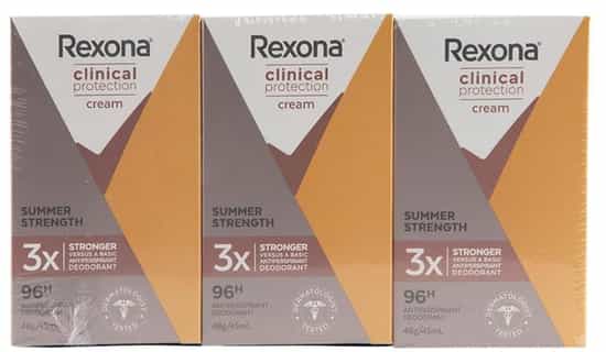 Rexona Clinical Protection Deodorant (45 ml x 3 pk)