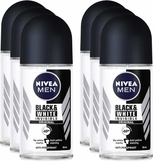 Nivea Roll-On Deodorant (50 ml x 6 pk)