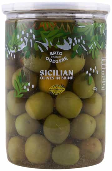 Epic Oddisee Food Co. Sicilian Olives in Brine (920 g)