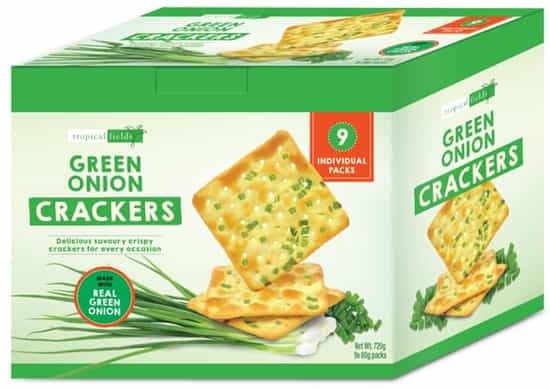 Tropical Fields Green Onion Crackers (80 g x 9 pk)
