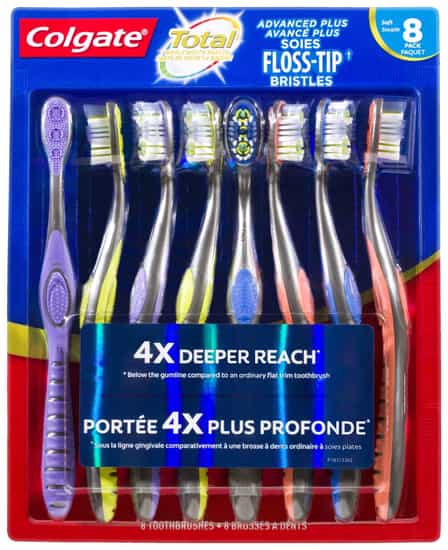 Colgate Floss Tip Toothbrush (8 pk)