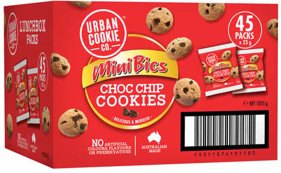Urban Cookie Co. Mini Chocolate Chip Cookies (23 g x 45 pk)