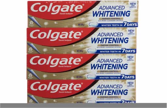 Colgate Advanced Whitening Tartar Control Toothpaste (200 g x 4 pk)
