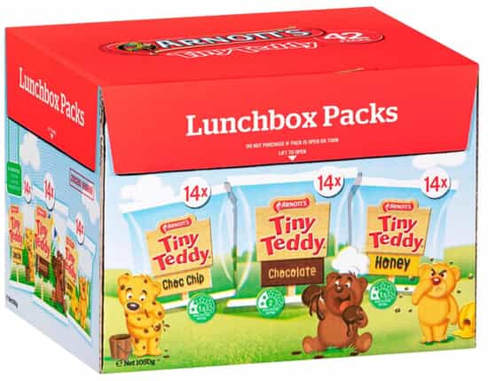 Arnott's Tiny Teddy Cookies Variety Pack (25 g x 42 pk)