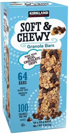 Kirkland Signature Soft & Chewy Granola Bars (24 g x 64 pk)