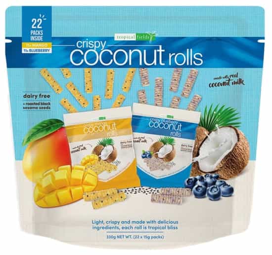 Tropical Fields Coconut Rolls Multipack (15 g x 22 pk)
