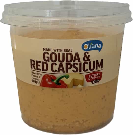 Oliana Gouda & Red Capsicum Dip (500 g)