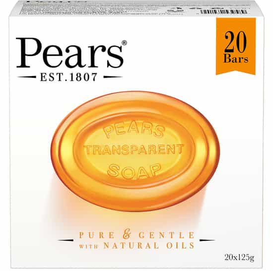 Pears Amber Transparent Soap (125 g x 20 pk)