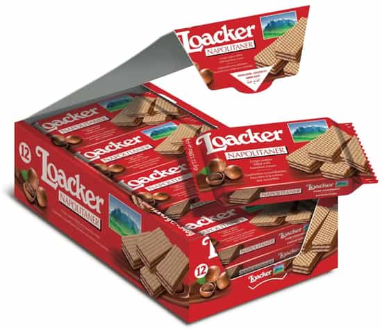 Loacker Napolitaner Wafers (45 g x 12 pk)