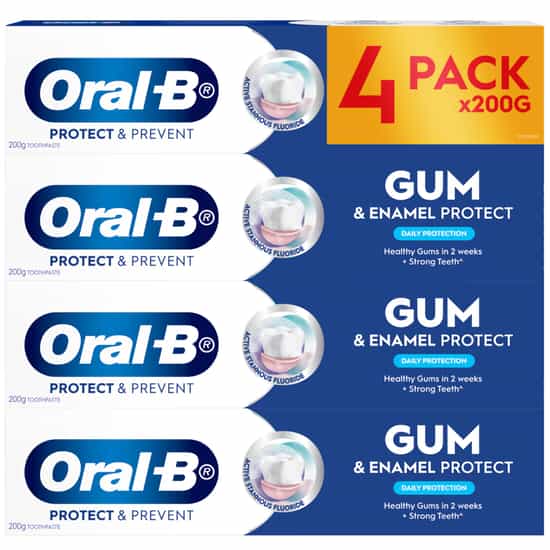 Oral B Gum & Enamel Toothpaste (200 g × 4 pk)