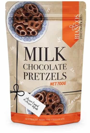 Bianco's Chocolate Pretzels (700 g)