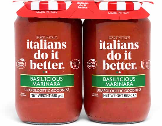 Italians Do It Better Basil Pasta Sauce (680 g × 2 pk)