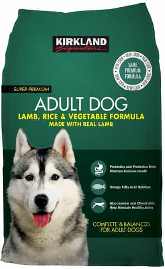 Kirkland Signature Lamb Rice & Veggies Dry Dog Food (18 kg)