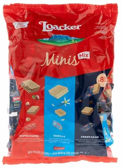 Loacker Minis Crispy Wafers (800 g)
