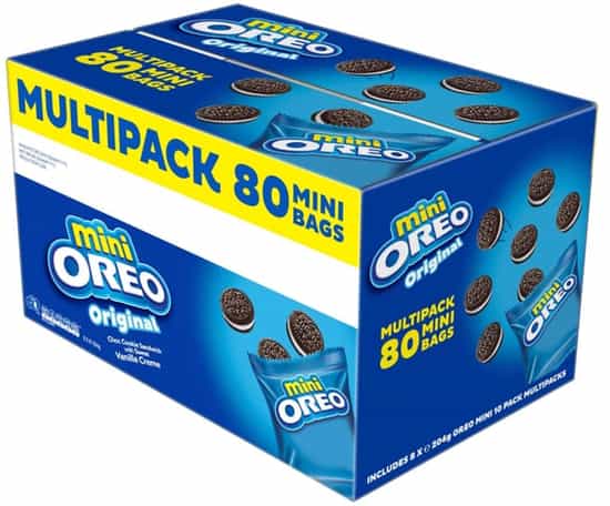 Oreo Original Sandwich Cookies Mini Bags Multipack (80 pk)