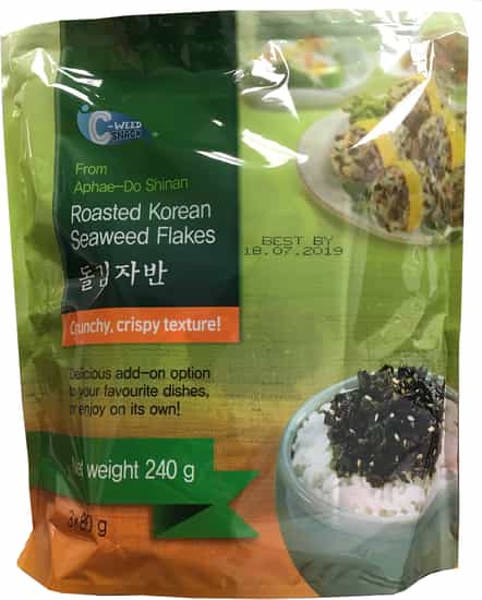 C-weed Roasted Korean Seaweed Flakes (80 g x 3 pk)