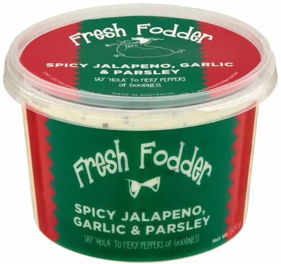 Fresh Fodder Spicy Jalapeno,garlic & Parsley Spread (500 g)