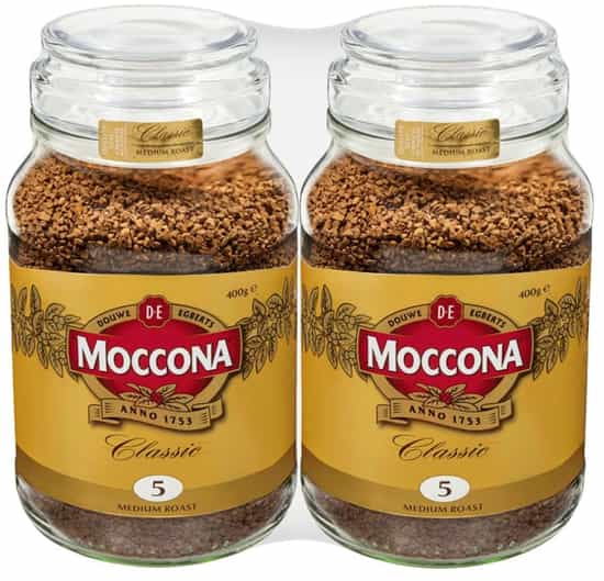 Moccona Classic Medium Roast Coffee (400 g x 2 ct)