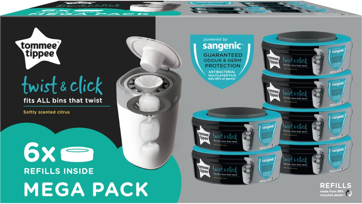 Tommee Tippee Bin Refill (6 pk)