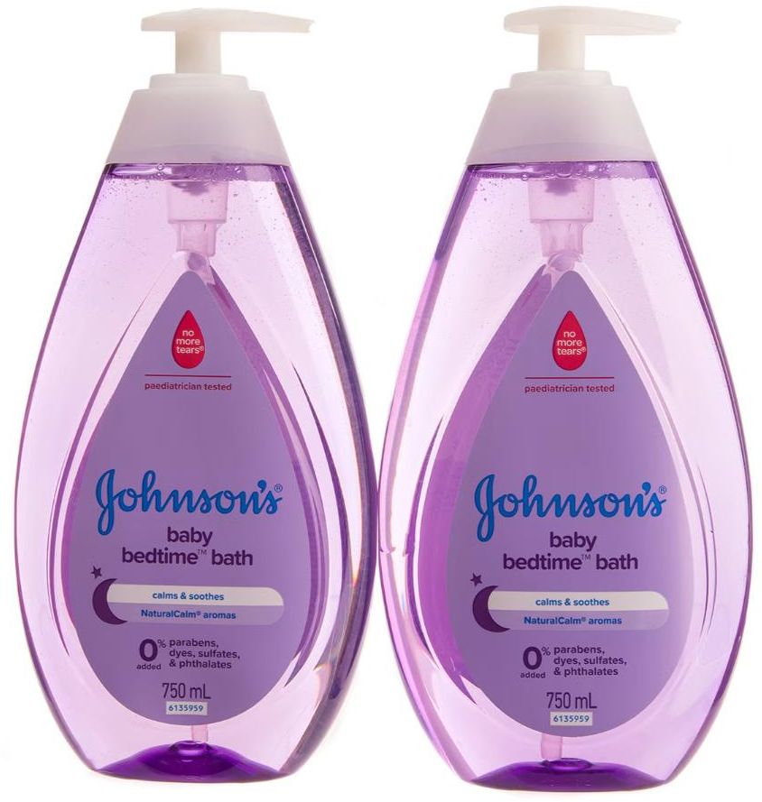Johnson's Baby Bedtime Baby Bath (750 ml x 2 pk)