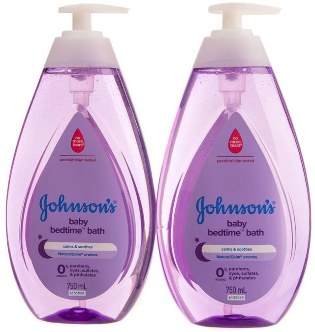 Johnson's Baby Bedtime Baby Bath (750 ml x 2 pk)