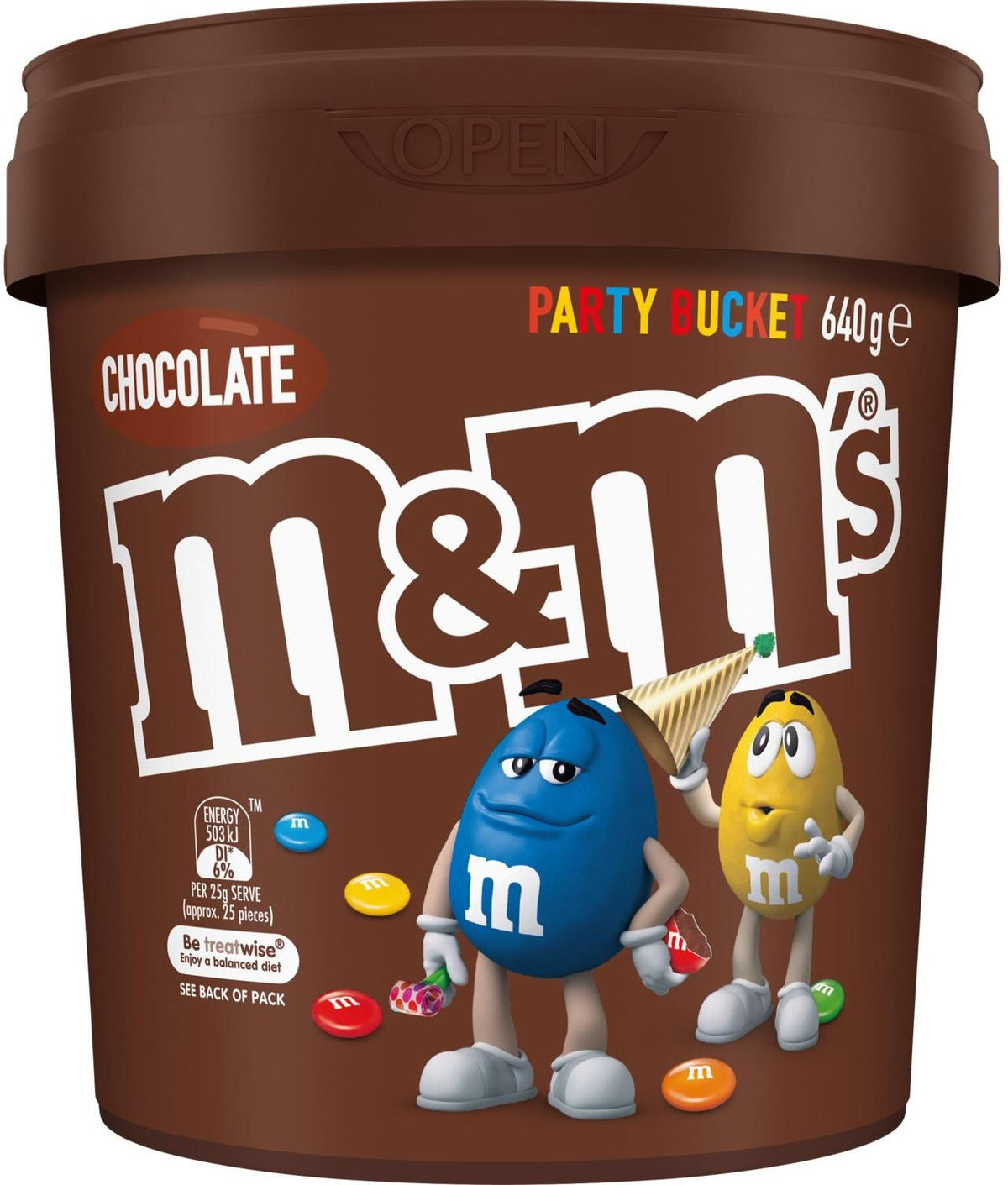 M&M'S Milk Chocolate Bucket (640 g)