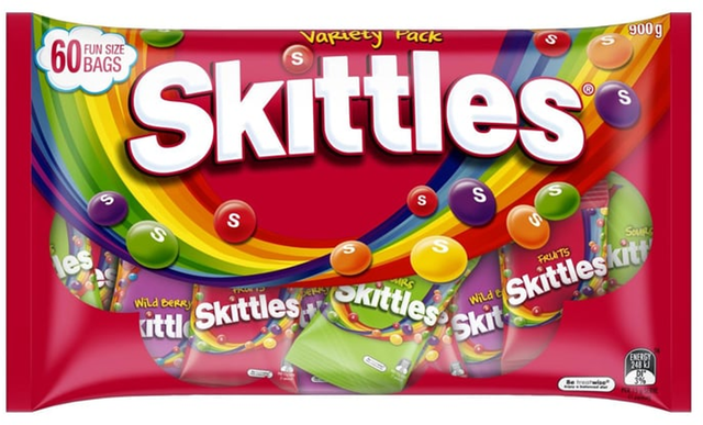 Skittles Candy Variety Pack (15 g x 60 pk)