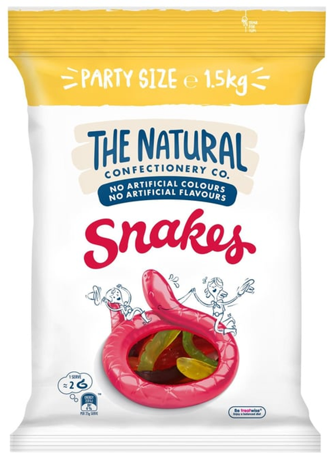The Natural Confectionery Co. Snakes Gummy (1.5 kg)