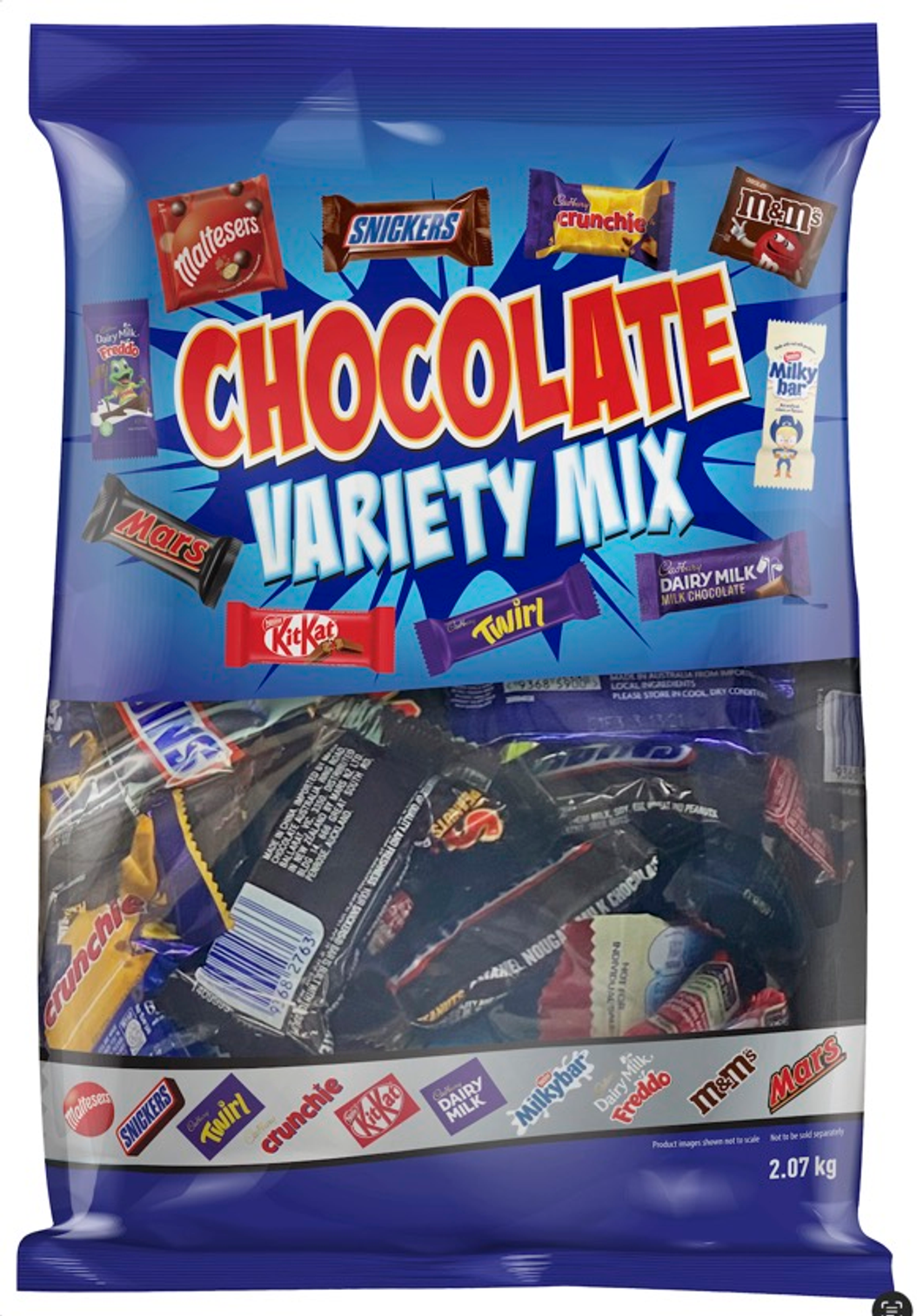 150-Piece Chocolate Variety Mix (2.2 kg)