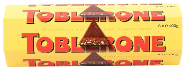 Toblerone Swiss Milk Chocolate Candy Bar (100 g x 6 pk)