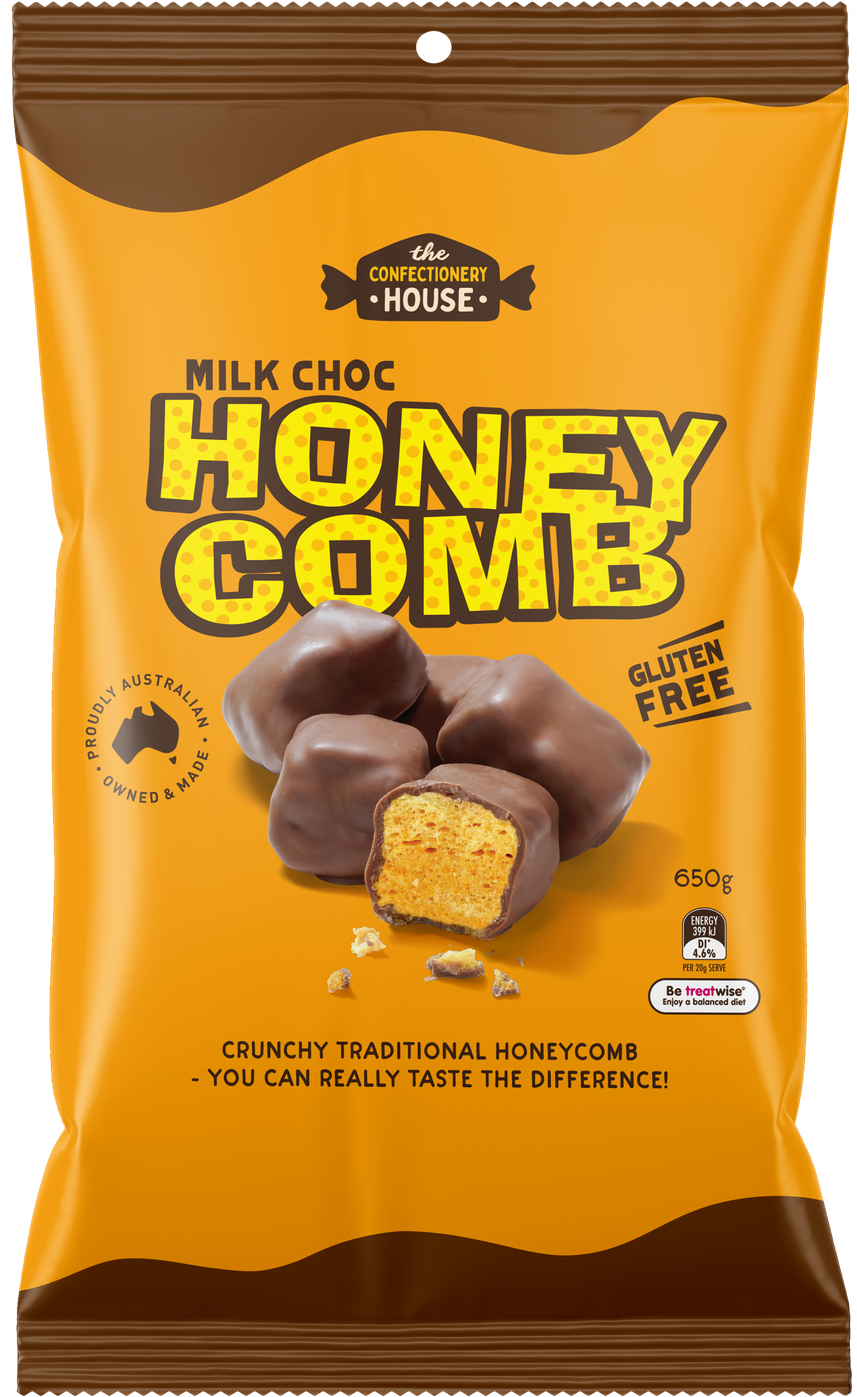 The Confectionery House Milk Chocolate Honeycomb (650 g)