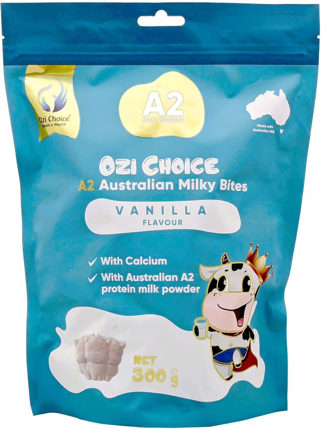 Ozi Choice A2 Australian Vanilla Milky Bites (300 g)